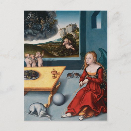 Carte Postale Melancholy par Lucas Cranach l'Ancien (Devant)