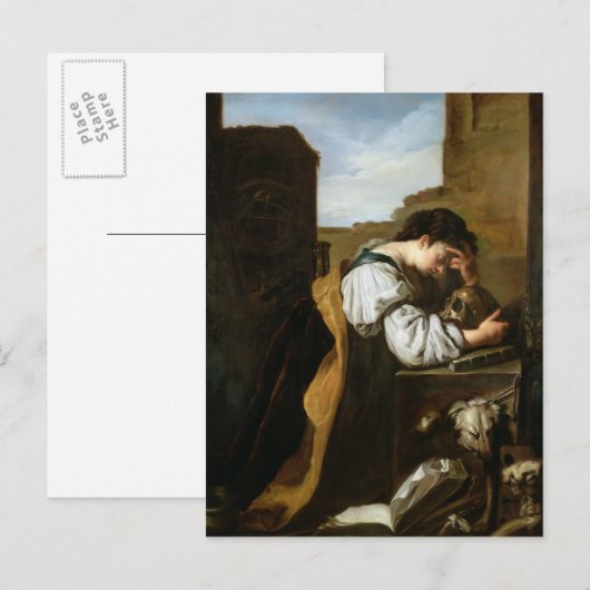 Carte Postale Mélancolie (Devant / Derrière)