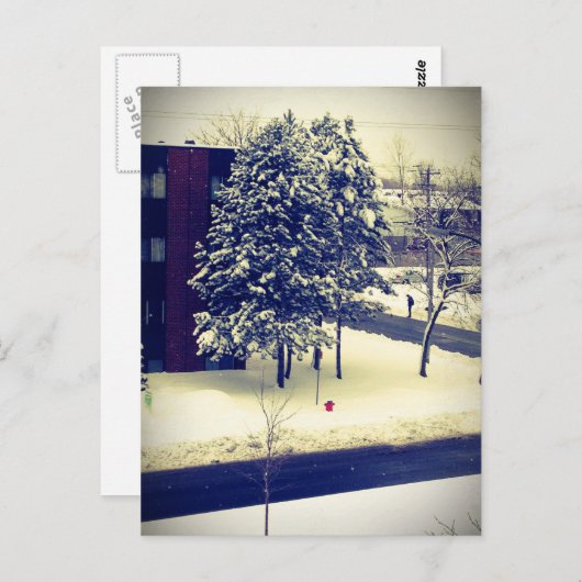 Carte Postale Mélancolie (Devant / Derrière)