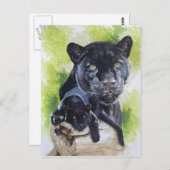 Carte Postale Mélancolie (Devant / Derrière)