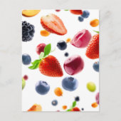 Carte Postale Mélange de Fruits (Devant)