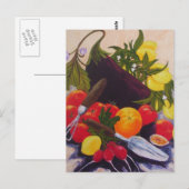 Carte Postale Mélange de fruits et de légumes (Devant / Derrière)