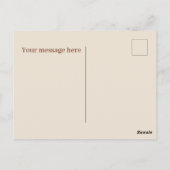 Carte Postale Mélange muffin bleuet ajouter du texte (Dos)