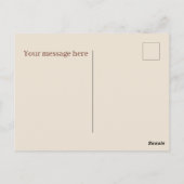 Carte Postale Mélange muffin bleuet ajouter du texte (Dos)