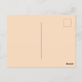 Carte Postale Mélange White Rabbit Wonderland Whimsical Timekeep (Dos)