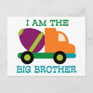 Carte Postale Mélangeur de ciment Big Brother