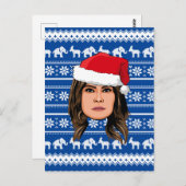 CARTE POSTALE MELANIA TRUMP (Devant / Derrière)
