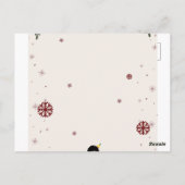 Carte Postale Melanin Noël Black Girl Magic Xmas Magic Fun (Dos)