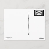 Carte postale Melanthe (Dos)