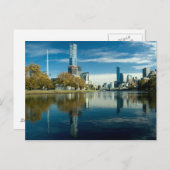 Carte Postale Melboure Skyline (Devant / Derrière)