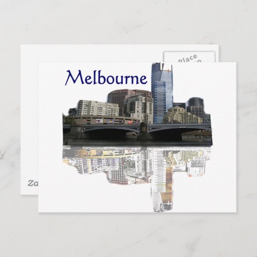 Carte Postale Melbourne (Devant / Derrière)