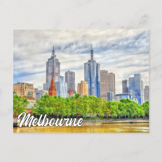 Carte Postale Melbourne, Australie (Devant)