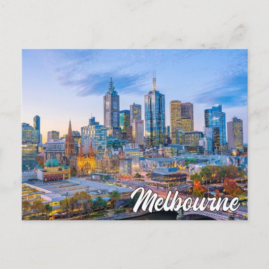 Carte Postale Melbourne, Australie (Devant)