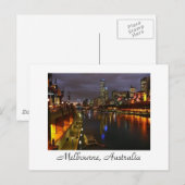 Carte Postale Melbourne, Australie (Devant / Derrière)
