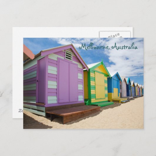 Carte Postale Melbourne, Australie (Devant / Derrière)