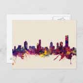 Carte Postale Melbourne Australie Skyline (Devant / Derrière)