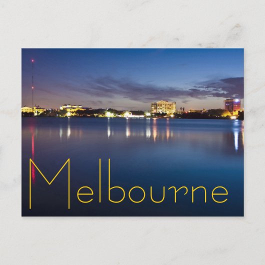 Carte Postale Melbourne, Floride, États-Unis (Devant)