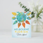 Carte Postale Melbourne Floride Sunshine Travel (Debout devant)