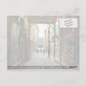 Carte Postale Melbourne Graffiti Urban Art Postcard Hosier Lane (Dos)