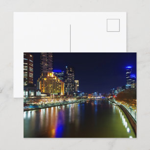 Carte Postale Melbourne la nuit