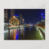 Carte Postale Melbourne la nuit (Devant)