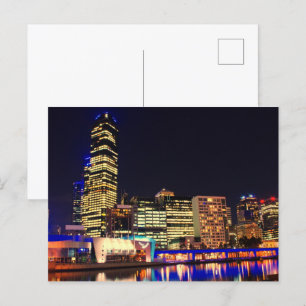 Carte Postale Melbourne la nuit