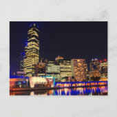 Carte Postale Melbourne la nuit (Devant)