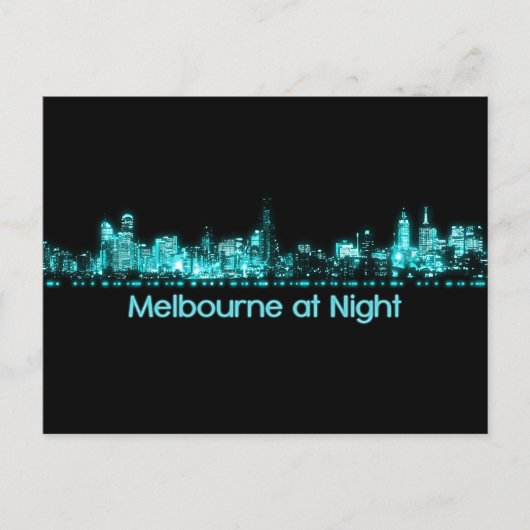 Carte Postale Melbourne Skyline (Devant)