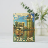 Carte Postale Melbourne Skyline Australie (Debout devant)