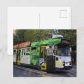 Carte Postale Melbourne, Victoria, Australie, tramway (Devant / Derrière)