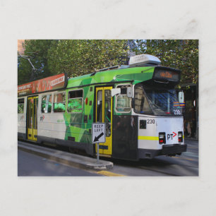 Carte Postale Melbourne, Victoria, Australie, tramway