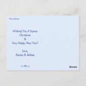 Carte Postale Mele Kalikimaka avec Starfish Script Photo de Noël (Dos)