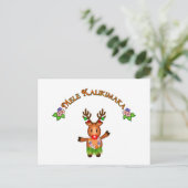 Carte Postale Mele Kalikimaka Deer (Debout devant)