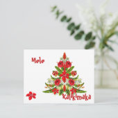Carte postale Mele Kalikimaka Hawaiian (Debout devant)