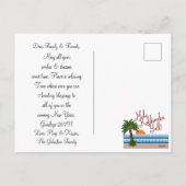 Carte postale Mele Kalikimaka Y'all Christmas Beac (Dos)