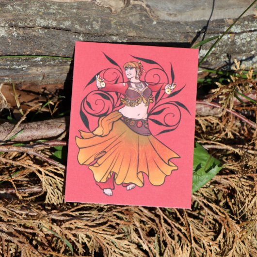 Carte Postale Melissa Autumn Breeze Danseuse du ventre