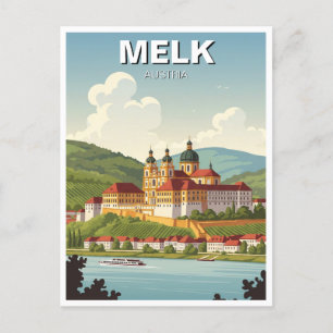 Carte Postale Melk Abbey Autriche Travel