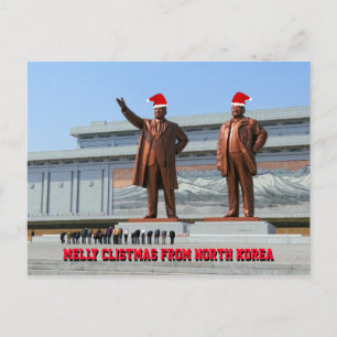 Carte Postale Melly Clistmas De Corée Du Nord