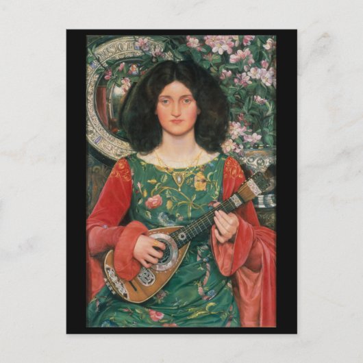 Carte Postale Mélodie (Musica), c. 1895/1897 par Kate Bunce (Devant)