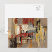 Carte Postale Mélodie pour la guitare et le saxo (Devant / Derrière)