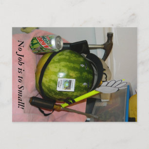Carte Postale Melon Pas d'emploi pour Small