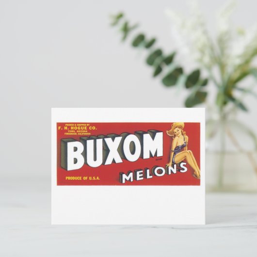 Carte Postale Melons Buxom (Debout devant)
