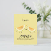 Carte Postale Melons Tu Me Rends Joyeux Humour Fruit Pun (Debout devant)