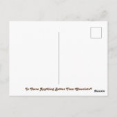 Carte Postale Melted chocolate texture (Dos)