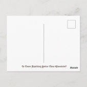 Carte Postale Melted chocolate texture (Dos)