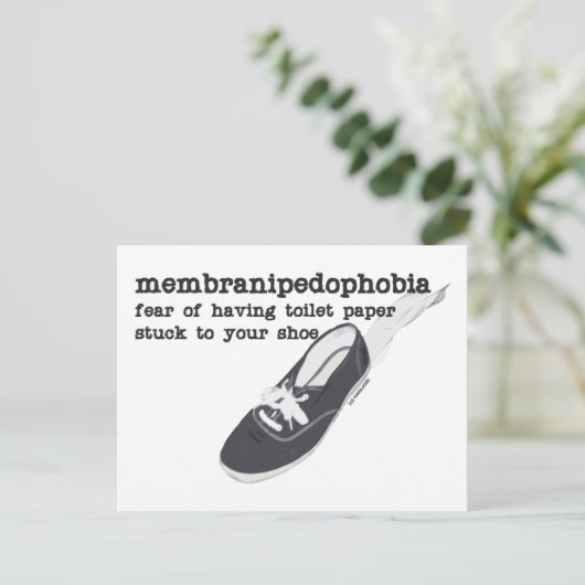 Carte Postale Membranipedophobie (Debout devant)