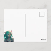 Carte Postale Membre du club de natation extérieure sauvage (Dos)