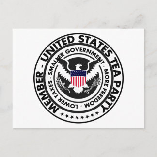 Carte Postale Membre : United States Tea Party