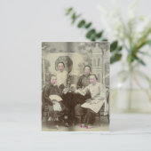 Carte Postale Membres de la caste, opéra de Pékin, vers 1880 (Debout devant)