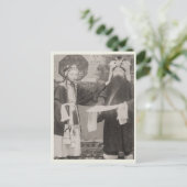 Carte Postale Membres de l'opéra de Pékin, vers 1880 (Debout devant)